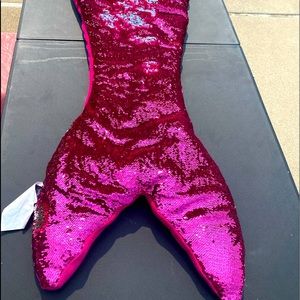 Girls Mermaid Hot pink bling tuck in-sleeping bag